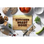 30x40cm - Kitchen Heart Home - Cam Kesme Tahtası