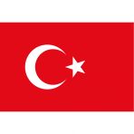 30X45 Cm 1.Sinif En Kalıte Alpaka Kumas Turk Bayragı Bayrak