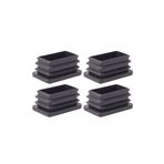 30x50 Mm Plastik Dikdörtgen İçe Geçme Profil Tapası (kutu) (4 Adet)