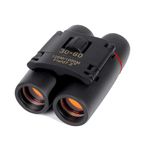 30X60 Teleskop Optik Dürbün Mini HD Teleskop Zoom Dış Mekan Seyahat Katlanır Teleskop Siyah
