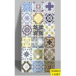 30X60cm Kendinden Yapışkanlı Duvar,Banyo,Tezgah Arası Kaplama Duvar Paneli Kağıdı Sticker Cyczt00239