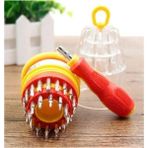 31 Parça Mini Tornavida ve Uç Seti, Mıknatıslı, Yumurta Model - Ahşap