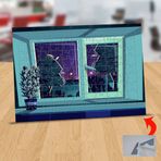 31032 Pencereden Akşam Manzarası 99 Parça Puzzle Yapboz Tablo