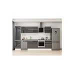 310X210 Cm High Gloss Mutfak Dolabı Mb-E80B50S60-2 High Gloss | Antrasit - Suntalam