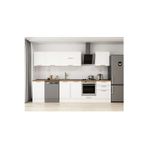310X210 Cm Klasik Mebran Mutfak Dolabı Beyaz Beyaz M-E80S50S60-2 Mebran | Beyaz - Mdf