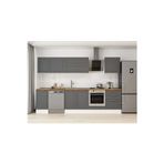 310X210 Cm Klasik Mebran Mutfak Dolabı Beyaz M-E90S40S60-2 Mebran | Antrasit - Suntalam