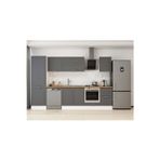 310X210 Cm Klasik Mebran Mutfak Dolabı Beyaz Mb-E80B60S50-2 Mebran | Antrasit - Suntalam
