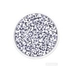 312 KONSEPT 50 gram 375 Adet Beyaz Zemine Siyah Yazılı Yassı Harf Boncuk