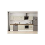 315X210 Cm Klasik Mebran Mutfak Dolabı Beyaz M-E90S45S60-2 Mebran | Kumtaşı - Suntalam