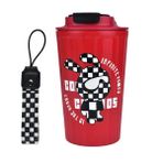 316 L Çelik Kırmızı Tavşan Figür 400 ml Kahve El Termos Mug cin483kr