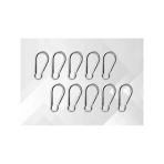 316 Paslanmaz Çelik M4 Karabina - 40X20x4 Mm (10 Adet)