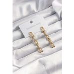 316L Çelik Altın Renk Sallantılı Tiffany Model Küpe - TJ-BKP9498