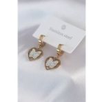 316L Çelik Gold Renk Kelebek Model Zirkon Taş Detay Kadın Küpe - TJ-BKP7482