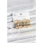 316L Çelik Gold Renk Vintage Model Kadın Küpe