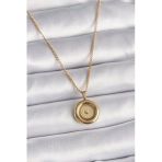316L Çelik Gold Renk Zincir Gold Altın Model Kadın Kolye (Timya/1395) 191446