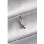 316L Çelik Gümüş Renk Çivi Model Piercing - TJ-PR1362