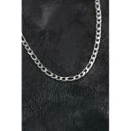 316L Çelik Gümüş Renk Figaro Zincir Model Erkek Kolye