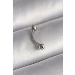 316l Çelik Gümüş Renk Topçuk Model Piercing