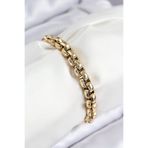 316L Çelik Halat Zincir Model Gold Renk Kadın Bileklik - TJ-BB7830