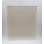 32.5 x 27 Yüksek Isıya Dayanıklı Şömine Kuzine Soba Camı 4 mm - Seramik Cam (Bal rengi, Şeffaf)
