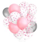 32 adet pembe yay balon, 4 stil lateks yay doğum günü balonları yay temalı süslemeler nişan düğün itirafı bebek duş doğum günü partisi dekorasyon