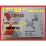 32" İNÇ ÇİFT KOLLU 80 82 EKRAN LCD LED TV HAREKETLİ DUVAR ASKI