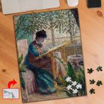 32 Madame Monet Nakış Monet 240 Parça Puzzle Yapboz Tablo 5