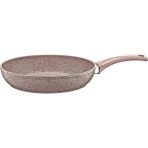 3210 - Tek Parça - Bio Granit, 26X5,5 cm - 2,4 Litre Tava, Sütlü Kahve Gövde, Sütlü Kahve Detay - 26 x 5,5 Cm - 2,4 Litre - Kahverengi