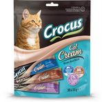 325-11 Crocus Çoklu Somon-karides - Yengeç - Ördekli Krem Kedi Ödülü 30x15gr