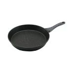 32Cm Döküm Tava Kabartma Piramit Desenli Bakalit Sap=18.2Cm Poşetli Ambalaj (5433)