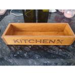 32CM Organizer Kitchen Yazılı Suya Dayanıklı Mutfak Organizeri