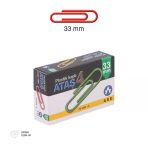 33 Mm Pvc Ataş Renkli 50'Li 4 Adet