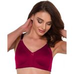 330 - Penye Toparlayıcı Sütyen Telsiz Süngersiz Minimizer - Bordo, 100 B