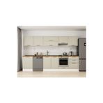 330X210 Cm Klasik Mebran Mutfak Dolabı Beyaz M-E90S60S60-1 Mebran | Kumtaşı - Suntalam