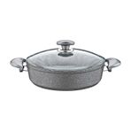 3310 2 Parça Bio Granit 28x8 Cm Karnıyarık Tencere Gri Grİ