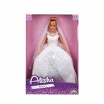 3381 SUN-RST-SIS-Gelinlikli Manken Bebek Alisha 29cm - Sunman Kız Erkek Çocuk Oyuncak Eğitici Oyunca