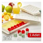 33'lü Küre Buz Kalıbı | Bpa Free - 1 Adet Buzluk - Renkli