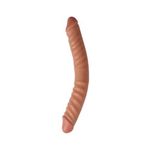 34 cm Çift Taraflı Realistik Dildo Anal Vajinal Penis - BDM1061