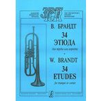 34 Etudes for trumpet or cornet