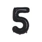 34 Inç Folyo Rakam Balon, SİYAH5