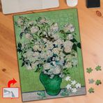 346475 Beyaz Güller Van Gogh 240 Parça Puzzle Yapboz Tablo