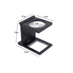 34center Led Işıklı Lup Mercek Metal Katlanır Ölçekli Kılıflı Işıklı Büyüteç