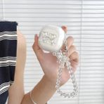 34center Samsung Galaxy Buds 2 - Buds Pro - Buds Live - Buds 2 Pro Uyumlu Figürlü Silikon Kılıf - Şeffaf