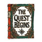 3,5 inç The Quest Begins Book Demir On Patch - İşlemeli Seyahat Gezgin Maceracı Macera Zaman Kitabı Aplike Aplikler Demir On Dikiş Yamalar Delikler, Giyim, Kot, Şapka, Sırt Çantası, Giysi