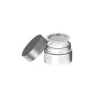 35 ml Boş Şeffaf Cam Seyahat Krem ve Organizer Kavanozu Kozmetik Şişesi