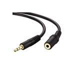 3,5 mm, Jak Uzatma kablosu, 3,5 mm Aux erkek fiş dişi jak, stereo ses Audio uzatma adaptörü kablosu, hoparlör, tabletler, Anfi, Woofer,müzik sistemi,Laptop, Bilgisayar Jak AUX Kablosu (3 metre)
