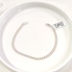3,50 MM ERKEK ZİNCİR GURMET GÜMÜŞ BİLEKLİK 19 CM