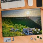 350 Yeşil Bitki Örtüsü Doğa Manzara 240 Parça Puzzle Yapboz Tablo