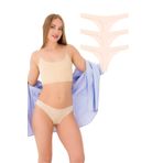 351 Kadın Lazer String Tanga Külot Paketi, V4- Ten, XL