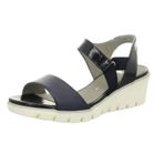 35313 Ara Shoes Kadın Dolgu Topuk Sandalet 3-8,5 Mavi 37.5